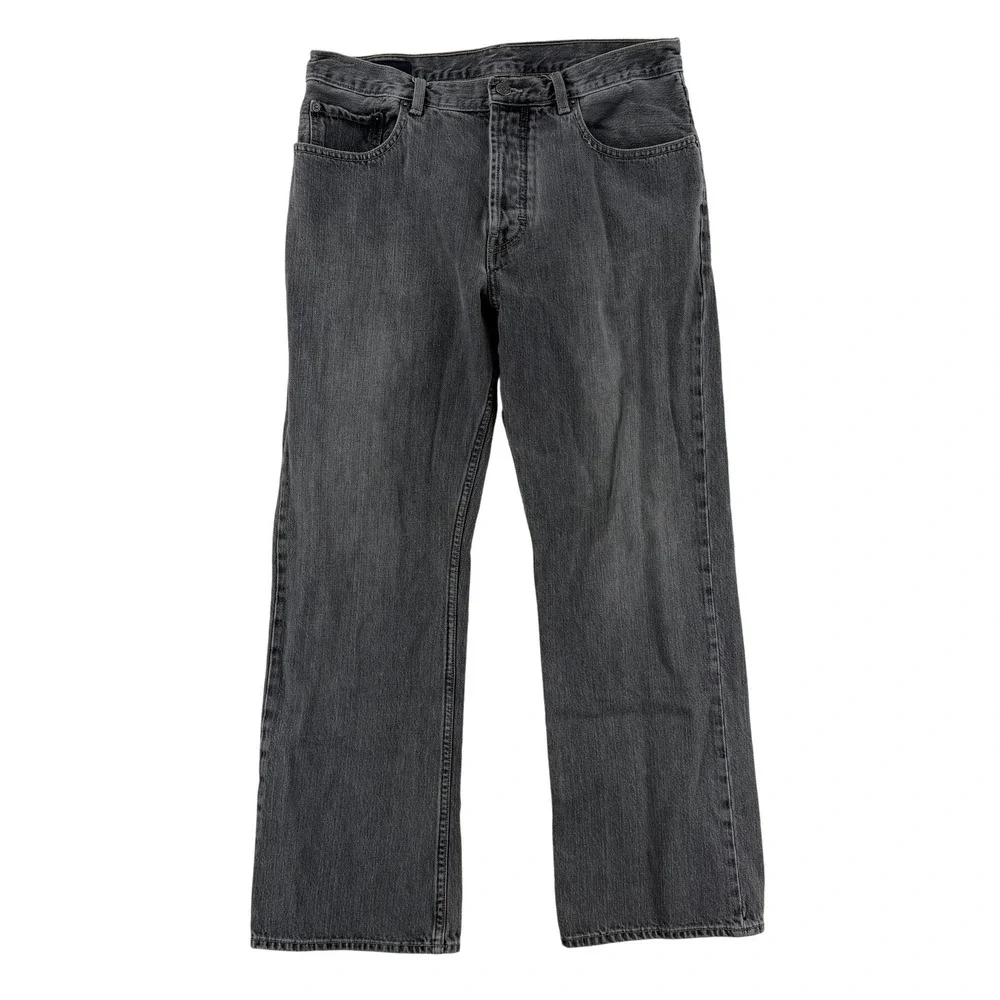 Banana Republic Jeans Mens 33x30 Straight Leg Gray 100% Cotton‎ Denim Pants